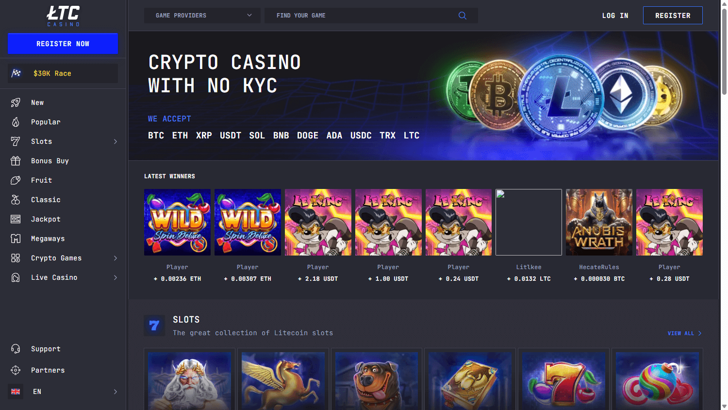 LTC Casino Desktop screenshot