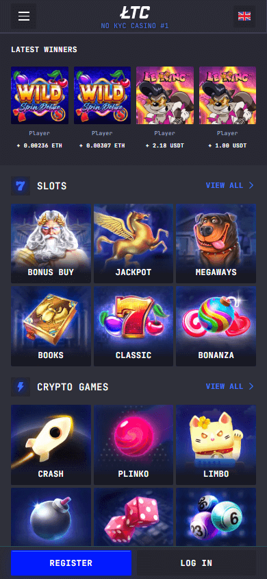 LTC Casino Mobile screenshot
